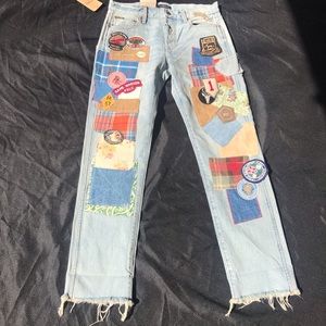 RALPH LAUREN PATCHWORK JEANS🔥🔥‼️‼️